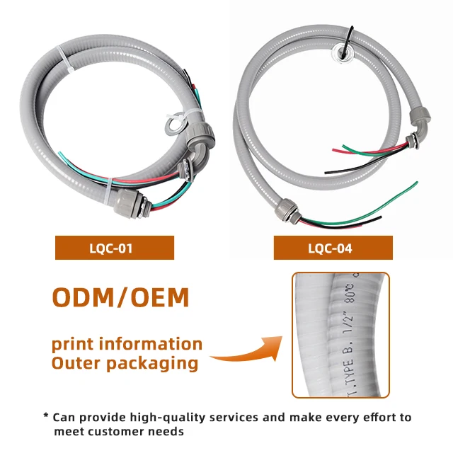 Electrical Non-Metallic Liquid Tight Flexible Conduit AC Whips Kit supplier