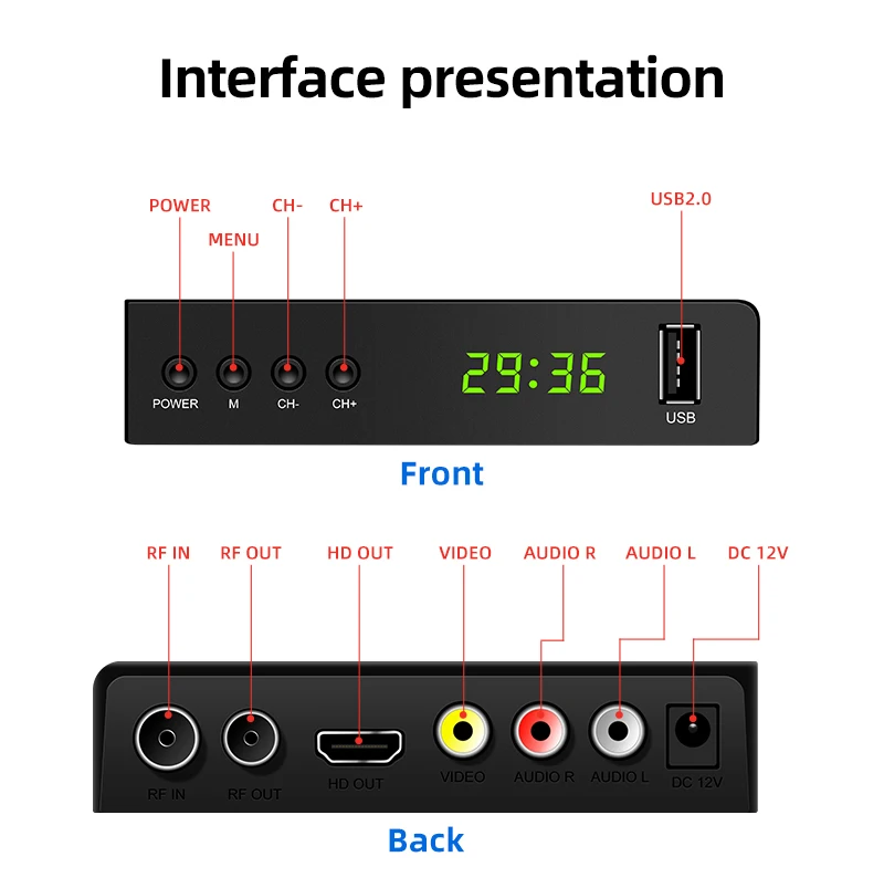 Junuo Tv Receiver Manufacturer Dvb T2 Set Top Box That Can Auto And  Manually Scan all Available TV and Radio Channels