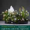 Caja de Flores de Pampas Lista para Colocar