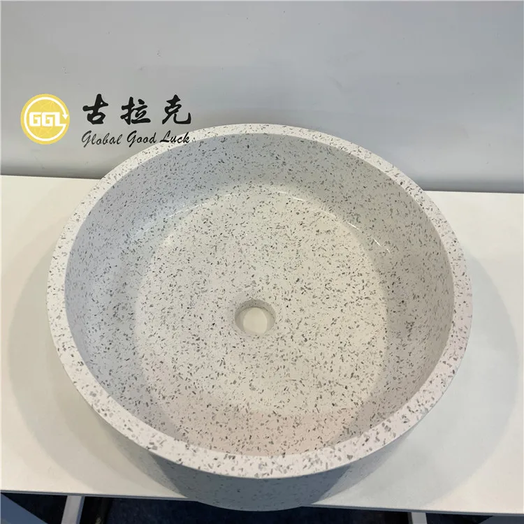 Factory Price Stone Basin Sink Pedestal Wash Basin Marble Sink Modern for Bathroom Toilet details