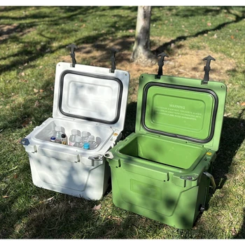 20QT  army green  hard cooler outdoor car refrigerator Car Seriec cooler box