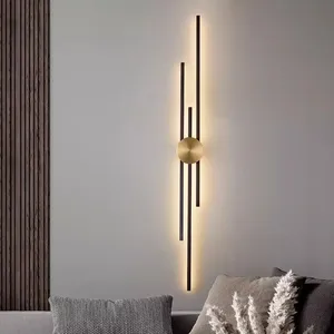 Modern Indoor Hotel Bedroom Hallway Led Linear Scone Wall Light for Bedside