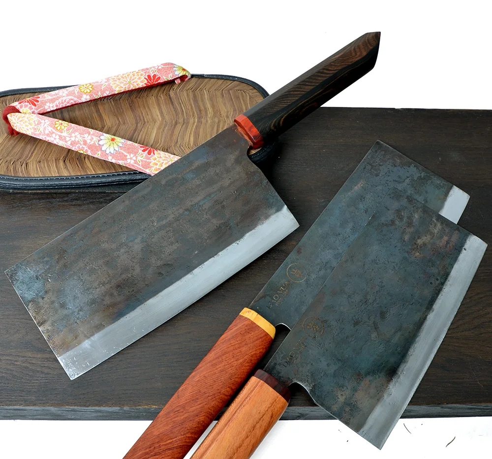 Kitchen Knives Set Chef l Japanese Style Knife With Sheath Customized Carton Box With Unti Rustic Paper