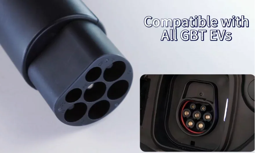 Adaptateur de charge AOTAI SAE Type 1 vers GB/T, adaptateur de charge pour véhicule électrique, câble J1772 vers GBT