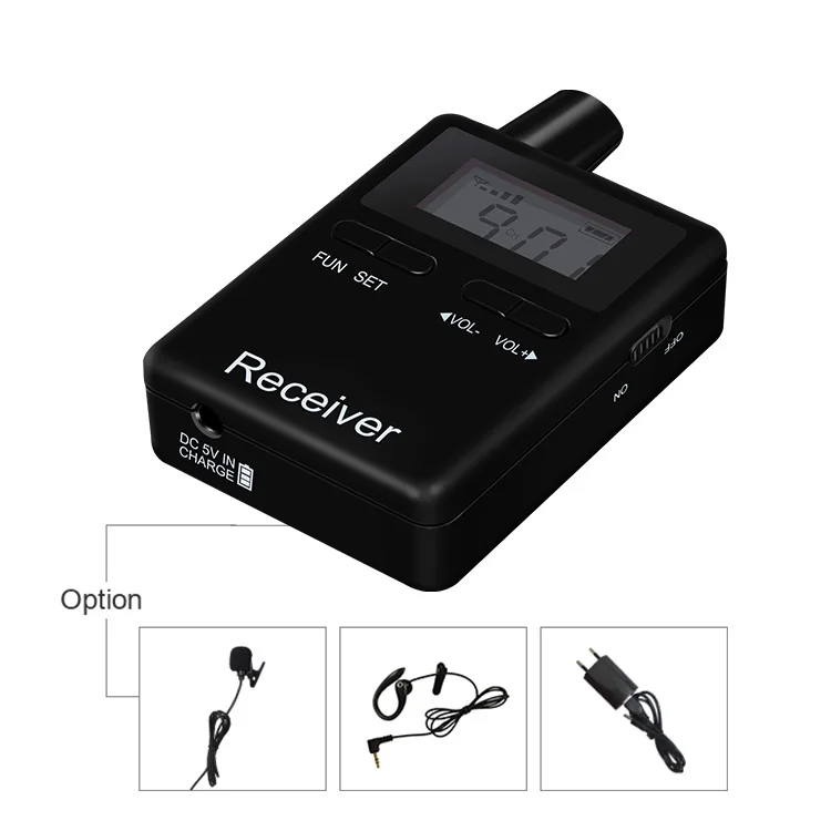 Wireless Tour Guide System for Conference Meeting Mini Audio Guide Equipment for Museum Visiting
