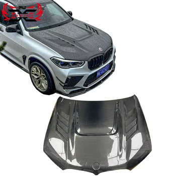 For BMW X5M F95 X6M F96 X5 G05 X6 G06 AE Style Hood Carbon Fiber Hood