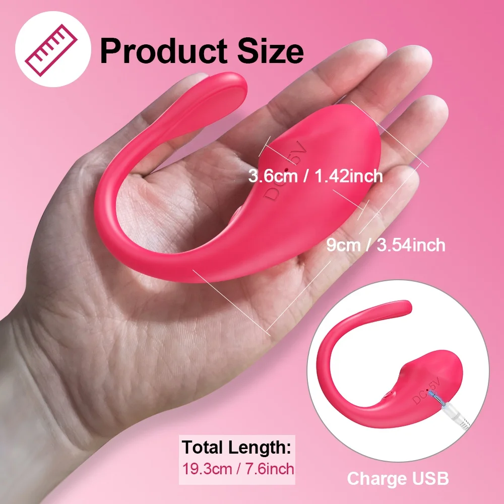 Schlussverkauf APP-Steuerung Ei-geformte Vaginanaufnahmen Paar  Klitoris-Vibratoren Sex-Spielzeug fr Damen Springei-Hose Vibrator  Spielzeug fr Erwachsene