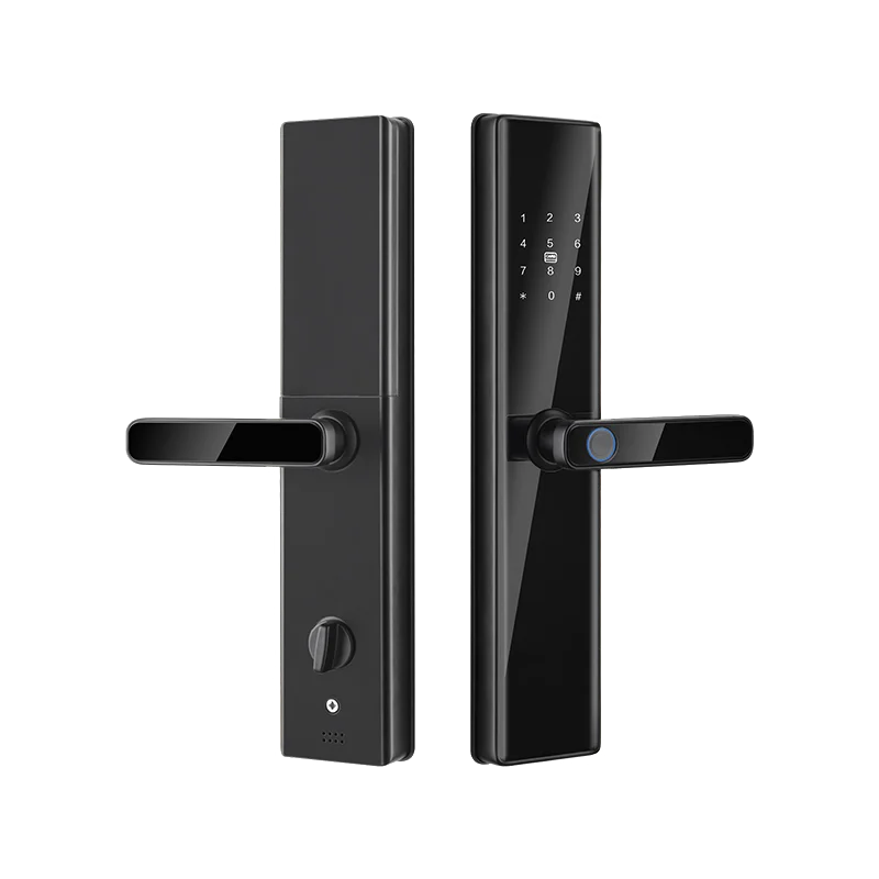 Cerraduras Inteligentes Finger Print Lock TTlock IC Card Passcode Electric Handle Lock for Home