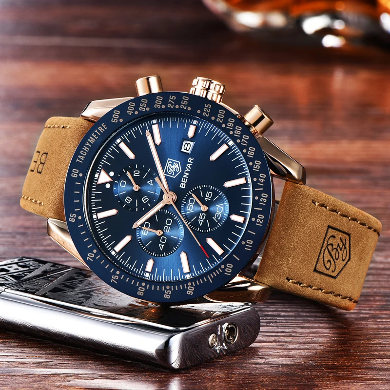 Montre Benyar Prix BENYAR BY-5180B – Montre Chronographe De Luxe