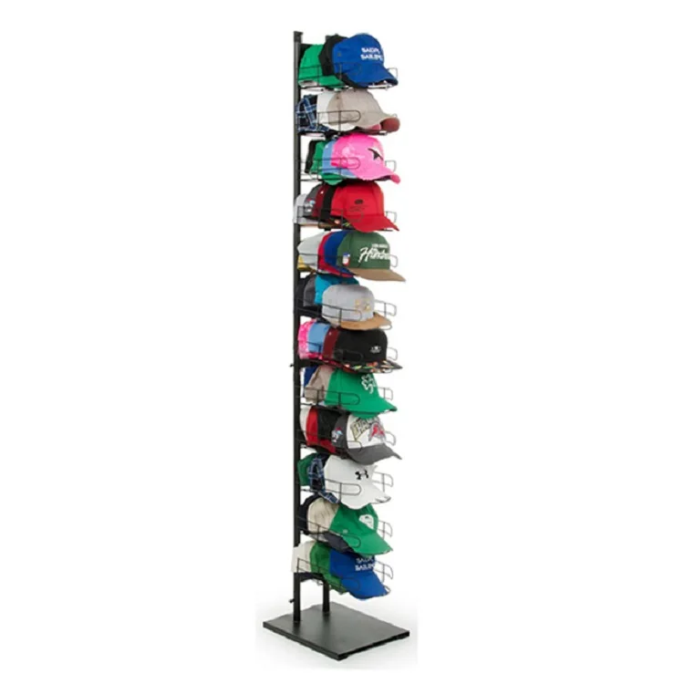 Pallet Cap Hat Rack Customized Cap Display Rack Rotating Hat Stand