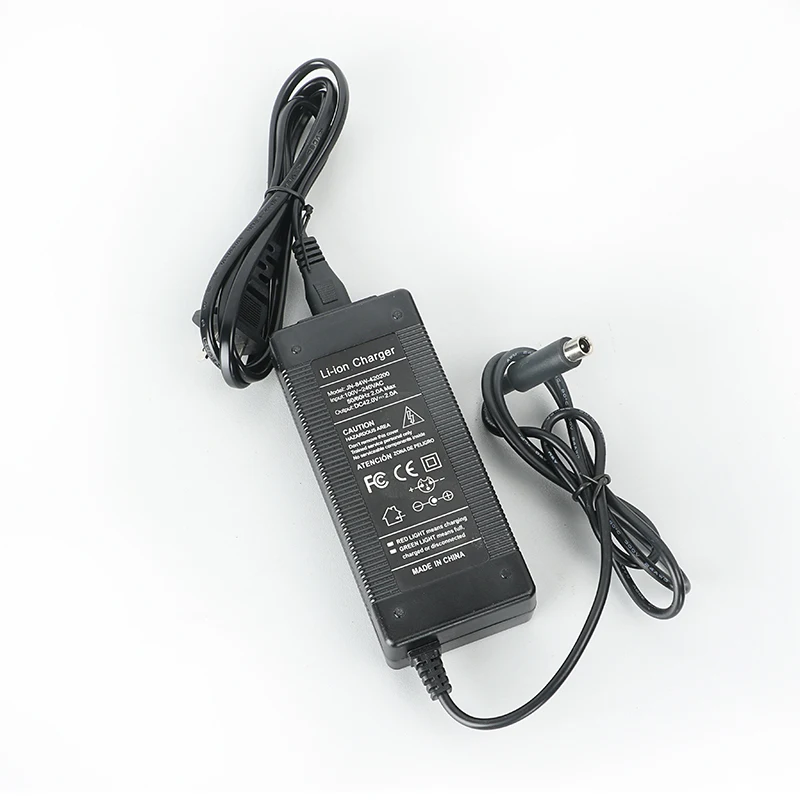 Diameter 5.5mm 42V 2A Battery Charger for Electric Bike Scooter Skateboard 