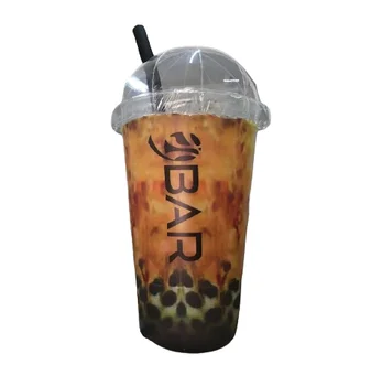High Quality giant advertising inflatable milk tea boba cup coffee cup model custom inflatable can bottle for event
