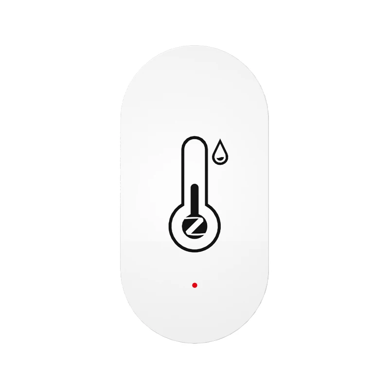 LEDEAST ZTH02 Tuya Wireless Zigbee Indoor Mini Smart Temperature and Humidity Sensor with Mobile App Remote Controlled