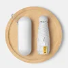 Mini 5-fold 6-rib capsule umbrella - Moonlight White
