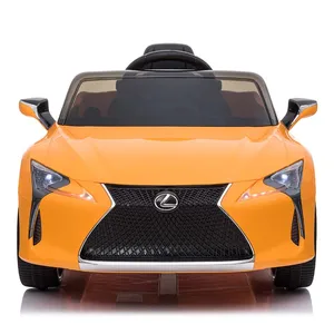 Licensed Lexus LC500 12V Electric Ride-On Plastic Toy for Kids Ages 2-4 Remote & Pedal Power Battery Operated