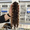 Capelli all'uncinetto colorati