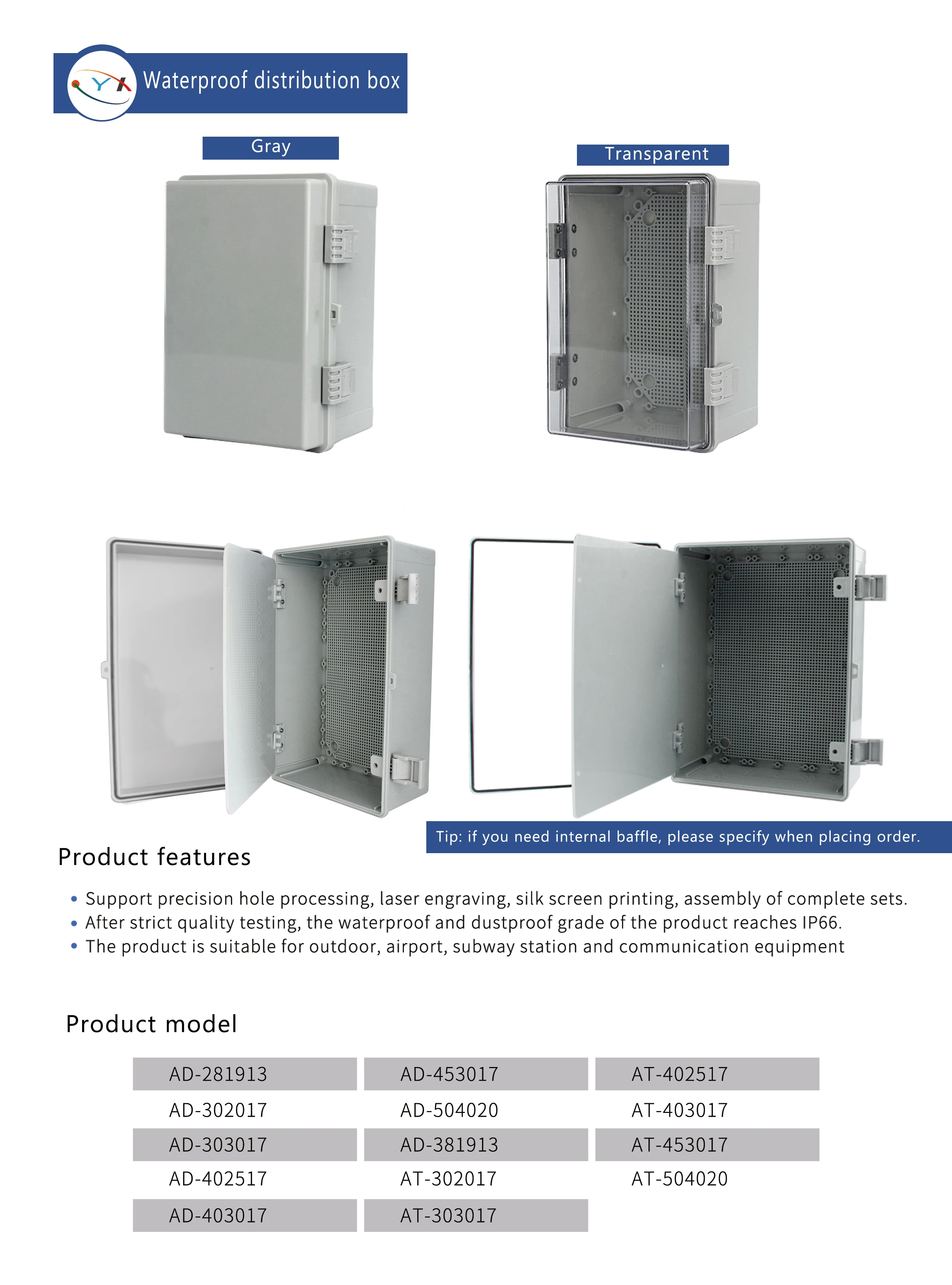 12 Ways Mcb Electrical Distribution Box Surface Mount Outdoor
