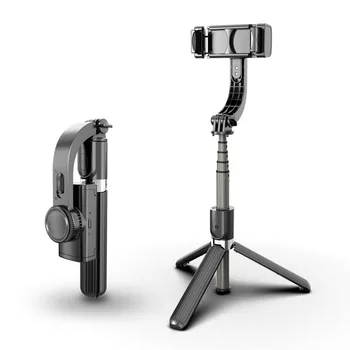 Selfie Stick Tripod with Wireless Remote Mini Extendable Vlog Selfie Stick Phone Stand Holder Gimbal Stabilizer for Huawei detail image