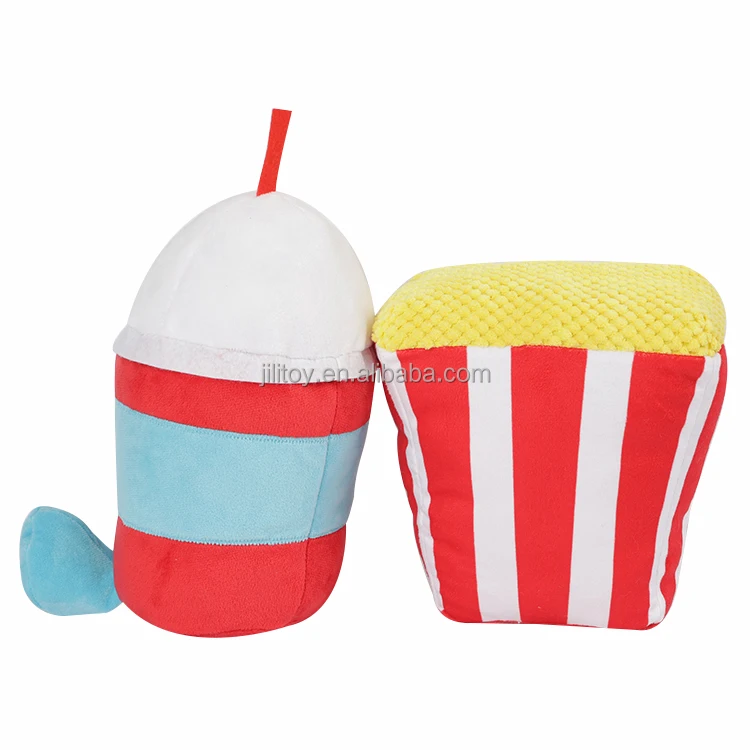 Super Soft Popcorn and Slushie Mini Animal Plush Toy Small Baby Stuffed Toys Plush Japan Custom Plush Doll Maker