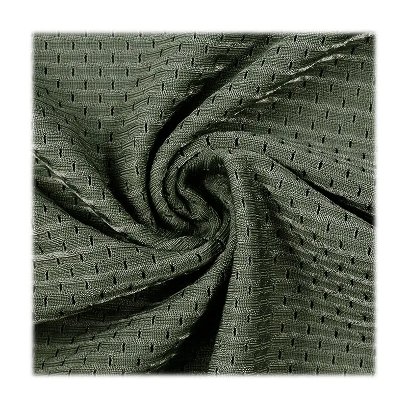 Soft anti-bacteria elastic mesh fabric 85  nylon 15 spandex plain dyed knitted net fabric for swimwear material