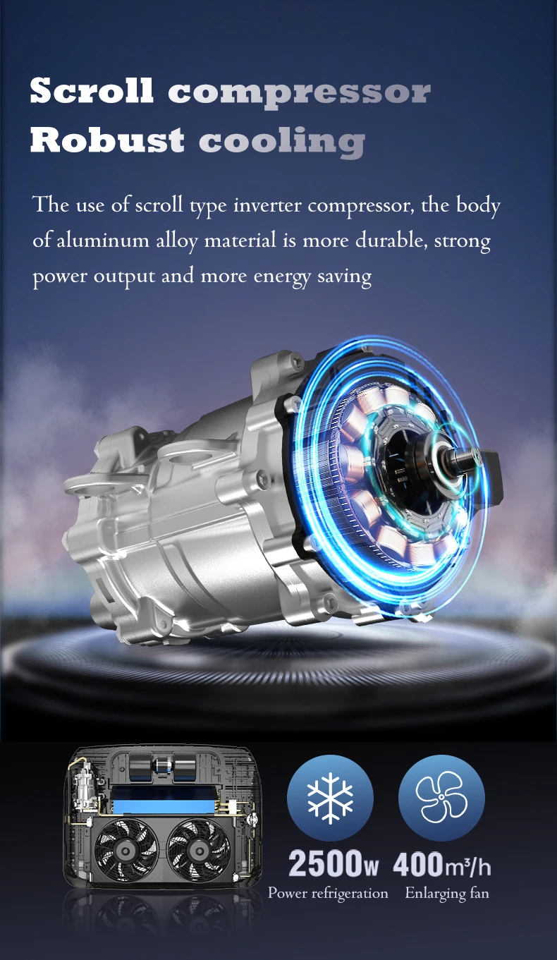 Scroll Compressor, 2400W, R-134a - detail 6