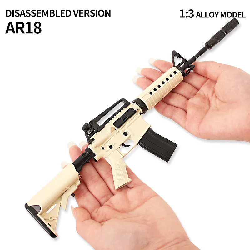 23新しいデザインおもちゃ金属1:3ピストル武器Ar18アセンブリ