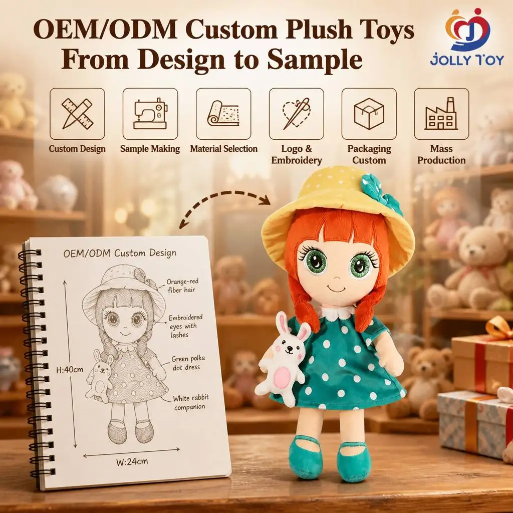 OEM ODM Customized 20cm Soft Cartoon Rag Dolls with Clothes Custom Kawaii Doll Plush Doll Toy Manufacturer