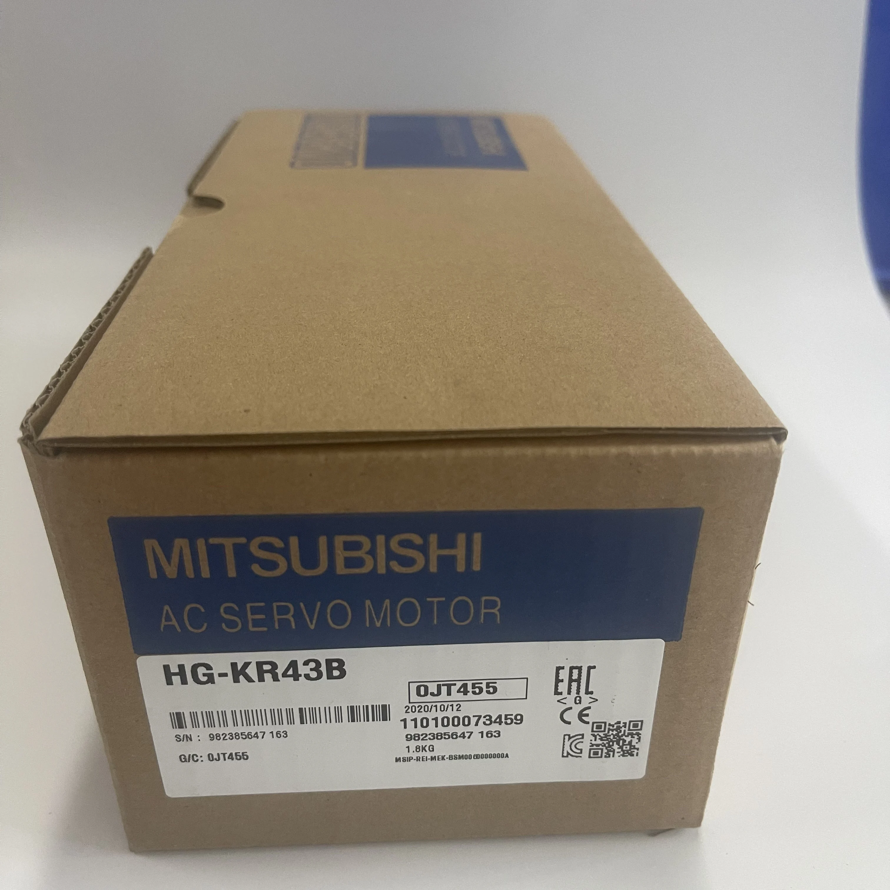 Mitsubishi AC Servo Motor HG-KR43B