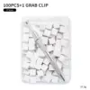 Blanco-100 piezas/caja + clip