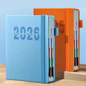 Stationery Supply Customized 2026 Agenda Calendars Book Promoted Notebook A5 Daily Journal Notebook with Logo