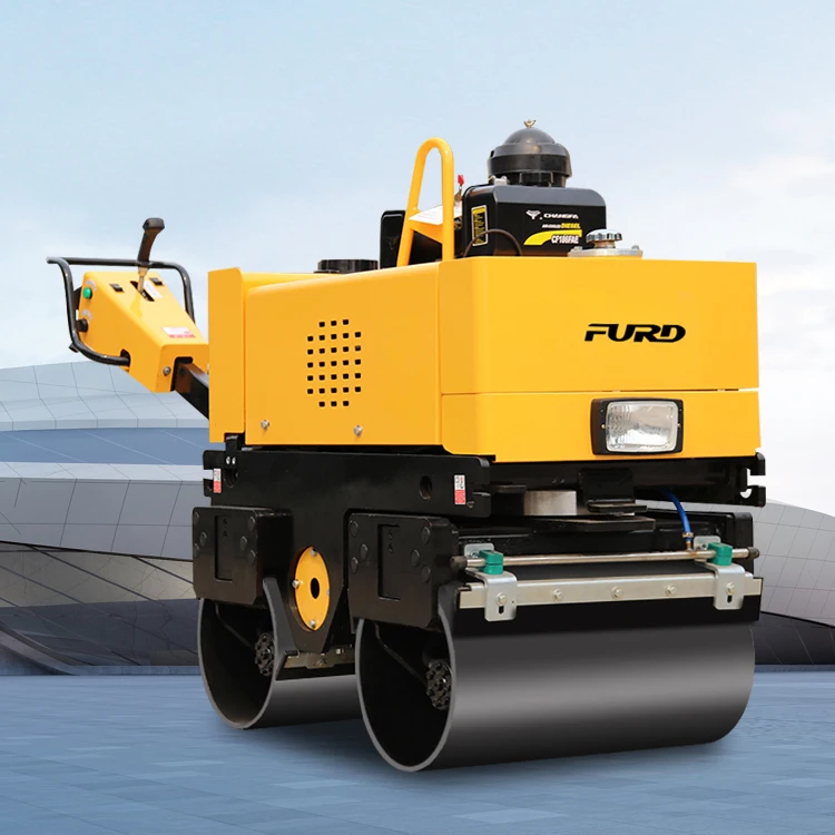 800kg 手動コンパクトローラー Bomagスタイル 振動ローラー FYL-800C