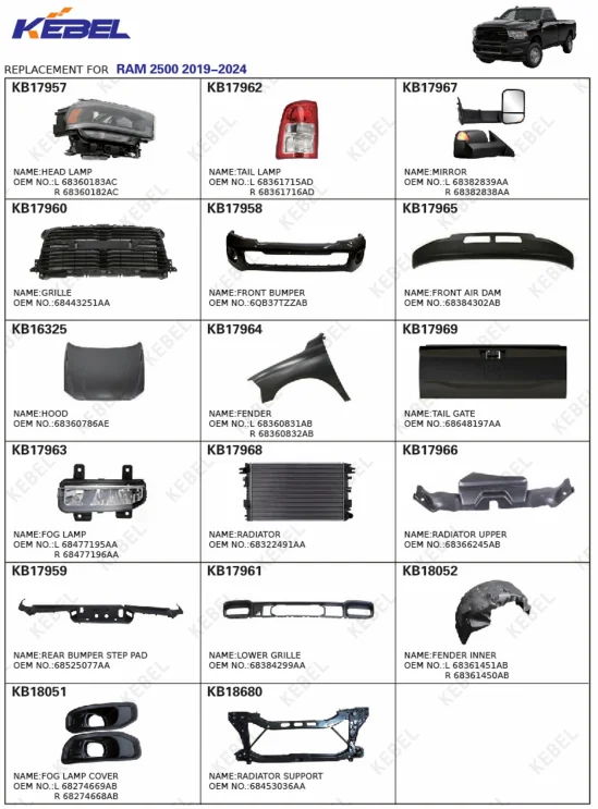 High Quality Front Engine Hood Cover Auto Body Kits Car Hood for Dodge Ram 2500 3500 2019 2020 2021 2022 2023 manufacture