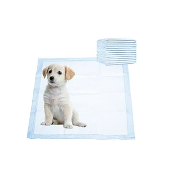 OEM 500 Polymer Fluff Pulp Odorless Compostable Super Absorbent Potty Piss Training Cat Pet Puppy Dog Pad