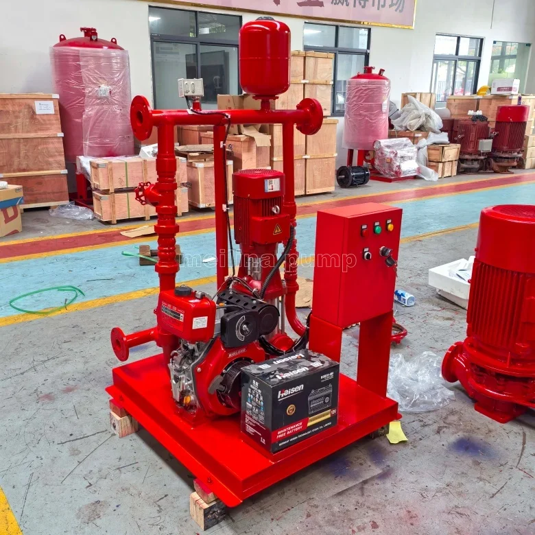 NFPA20 Standard EJ Fire Fighting System with Electric & Jockey Pump