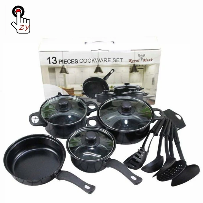 13pcs/set Kitchen Cookware Set In Gift Box For Cooking, Including