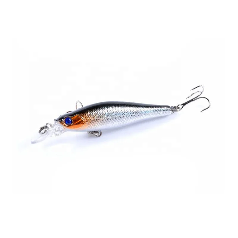 Pikes/Trout/Walleye/Redfish Tackle with 3D Eyes Strong Treble Hooks Life-Like Swimbait Bass Crankbait Hard Minnow Fishing Lures