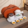 Taza Longxin Phnom Penh, jarrón tipo pabellón de montaña, bolsa ovalada marrón.