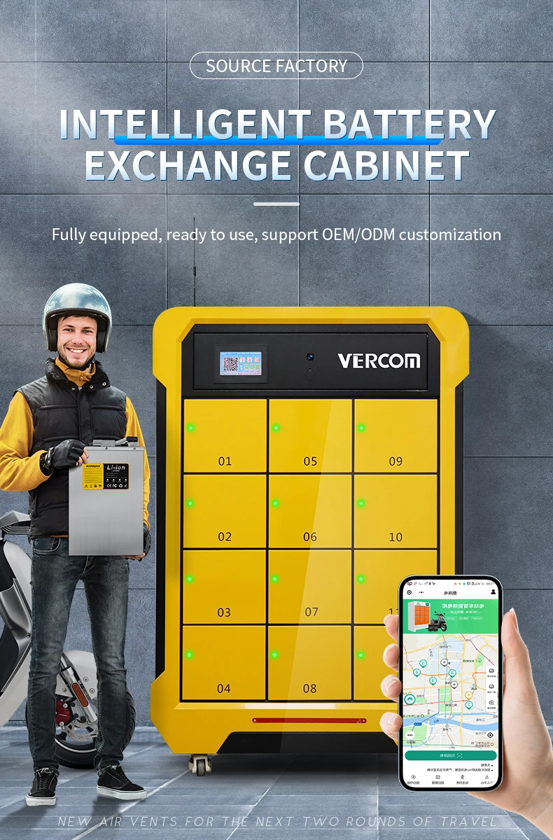 Oem Ebike Battery Charging Swapping Battery Rental