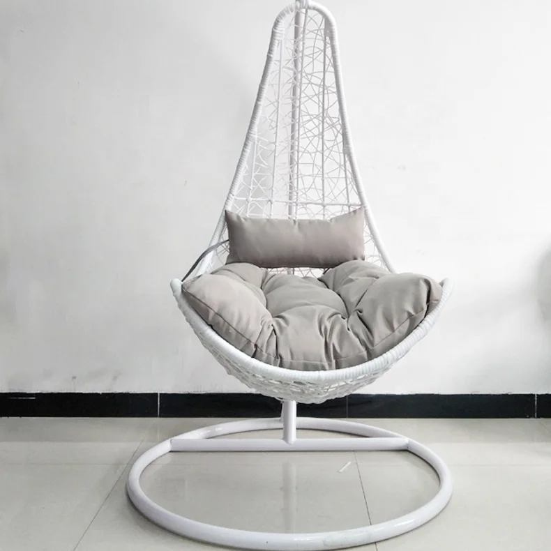 Factory Discount Cheap Price Leisure  Hanging Swing Indoor PE Ratan Swing Chair
