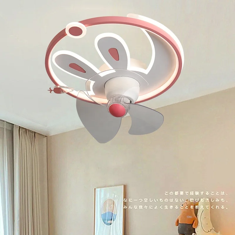 Remote Control Led Ceiling Fan With Lamp Living Room Bedroom Decorative Modern Luxury Ceiling Fans Light