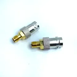 Factory supply Reverse polarity sma female jack to  bnc female jack copper brass straight rf coax adapter factory