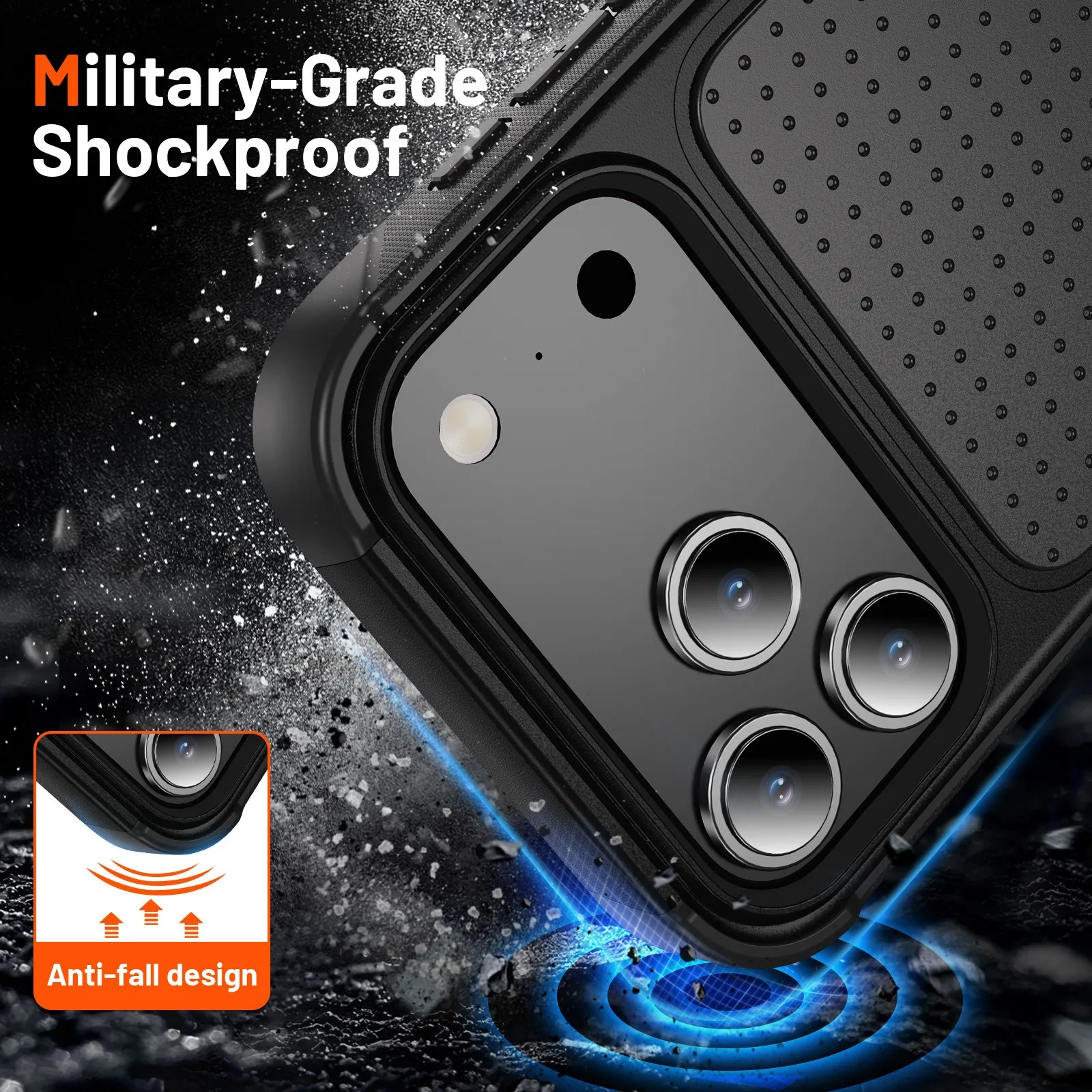 product for shockproof waterproof tpupc anti fingerprint 360 protection cellphone cover for air 17 16 pro max sjk1112-7