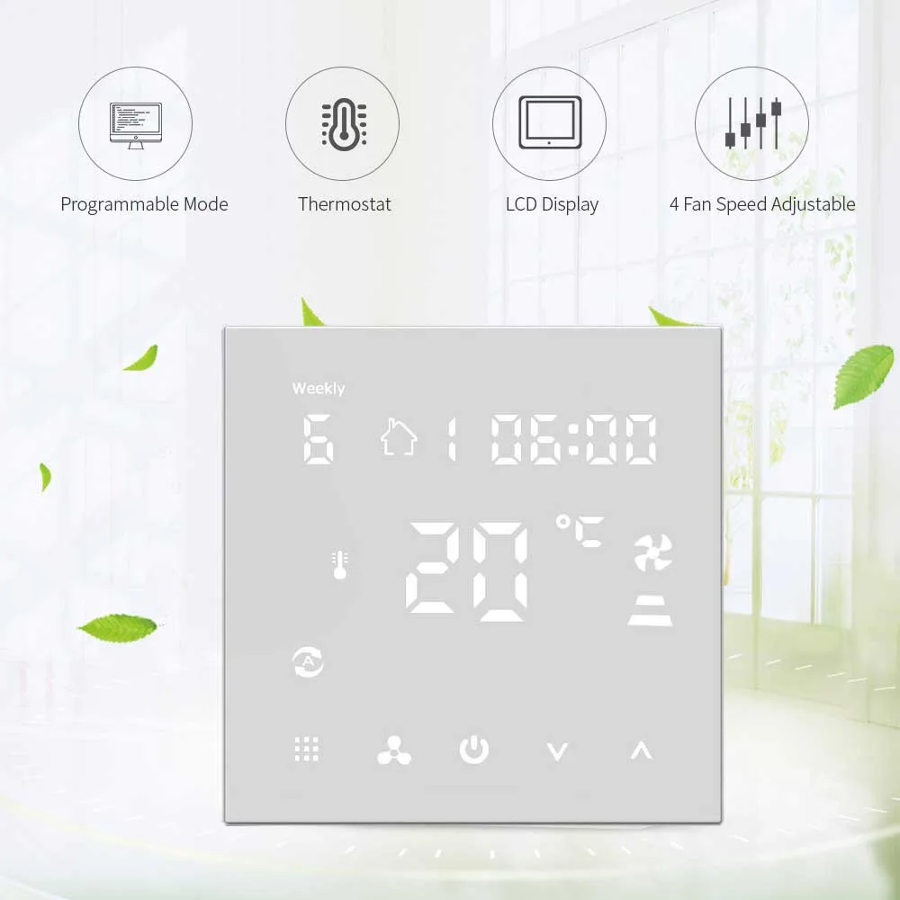 24VAC Modulating Room Thermostat 0-10V Output for 2 Pipe/ 4 PipeFCU