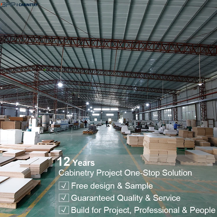 Factory Price Customized Pvc White Local Kitchen Island Cabinets