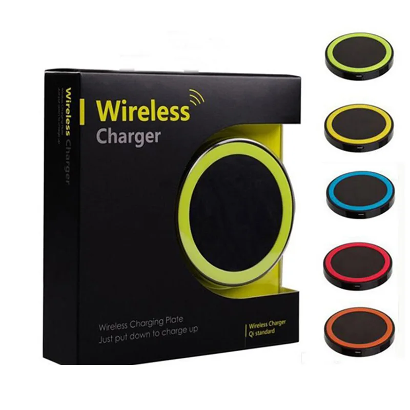 Q5 Беспроводное зарядное устройство для быстрой зарядки смены круглой формы портативное беспроводное мобильного телефона Электрический 5В 1A сотовых
