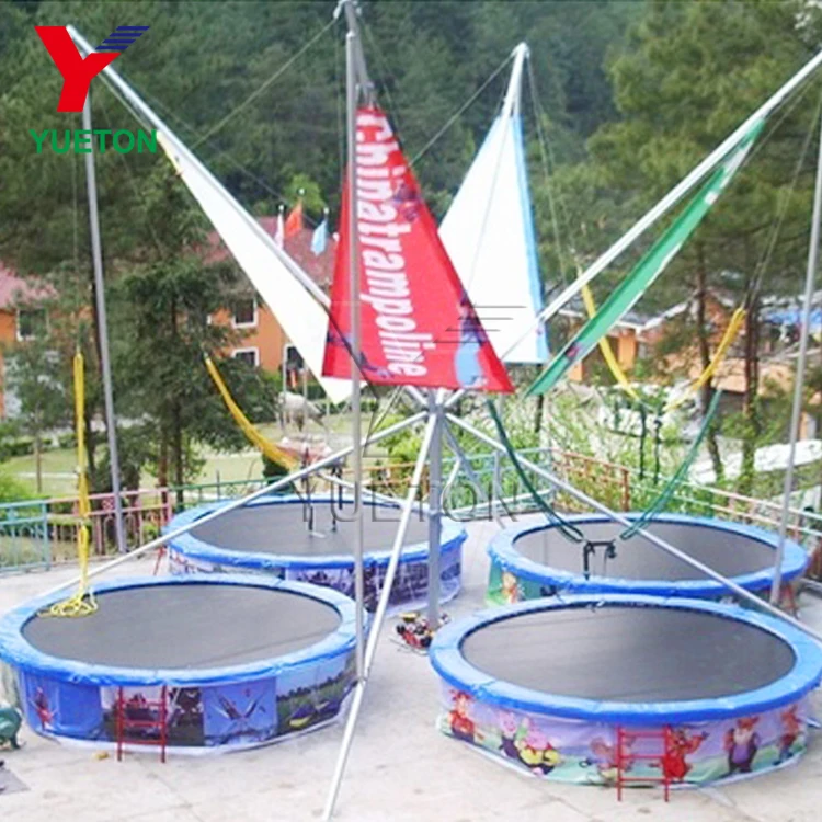 Affordable Euro Bungee Trampoline: 4 Stage Jump Attraction for
