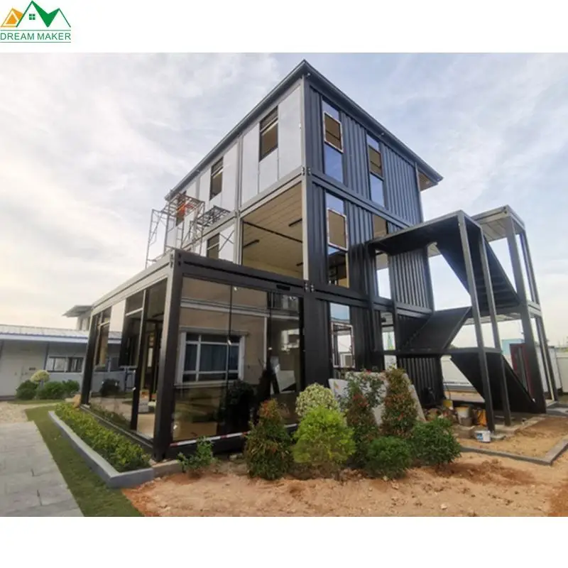 Modular Mobile Prefab Low Cost Easy Build Assembly Office Container House Prefabricated Detachable Flatpack Casas Container Home