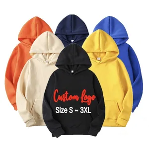 Custom Logo Print Unisex Women Hoodies Men Pullover Tracksuits Outdoor US Size  Blank Shirts Multi-Colors Wholesale Clothes