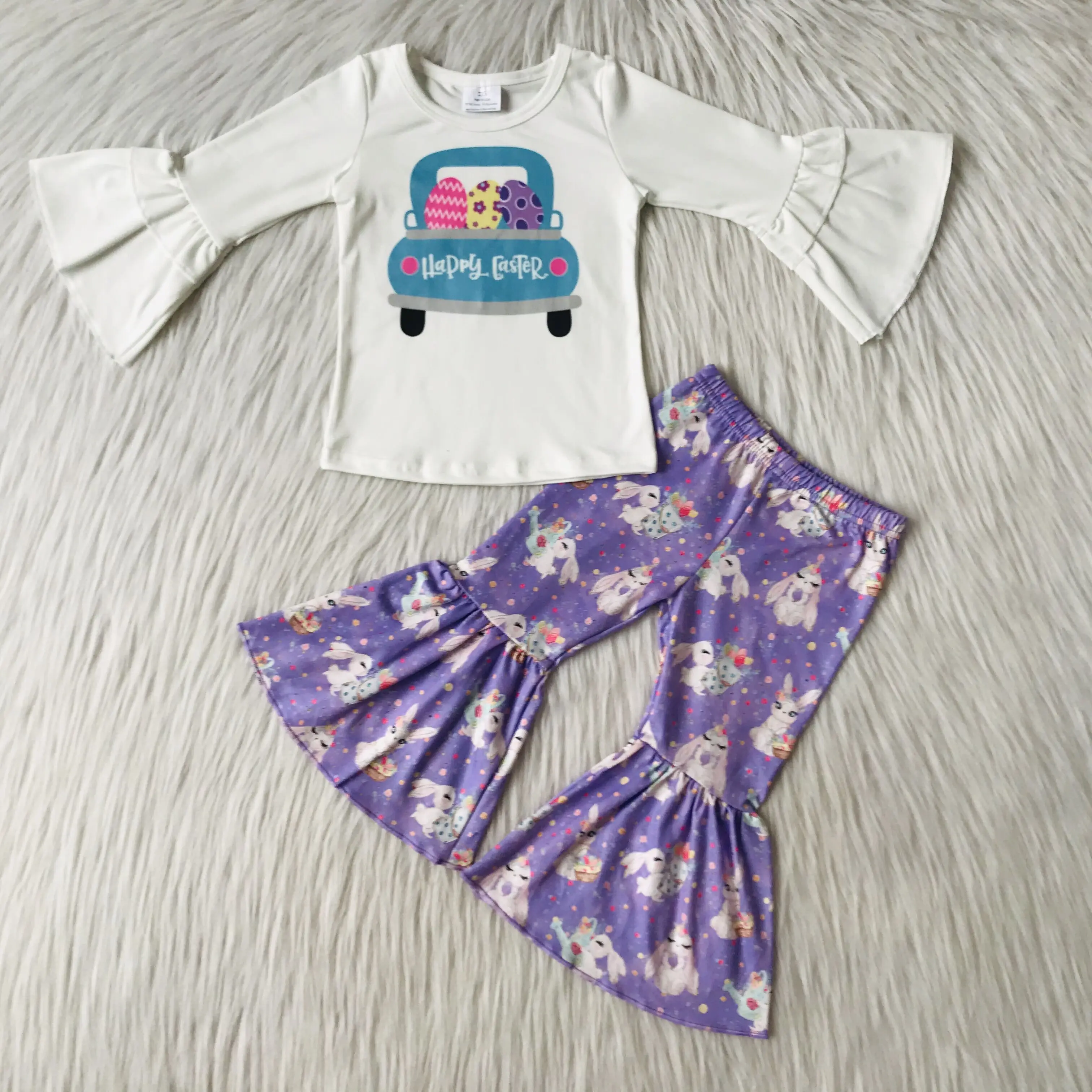 easter ruffle outfit