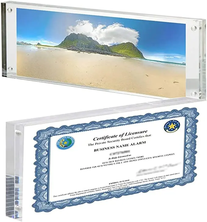 4x10 Panoramic Magnetic Frames